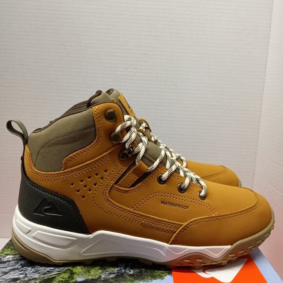 NEW Men's Ozark Trail Waterproof Sport Hiking Boots Size 7 Wheat - Picture 1 of 9